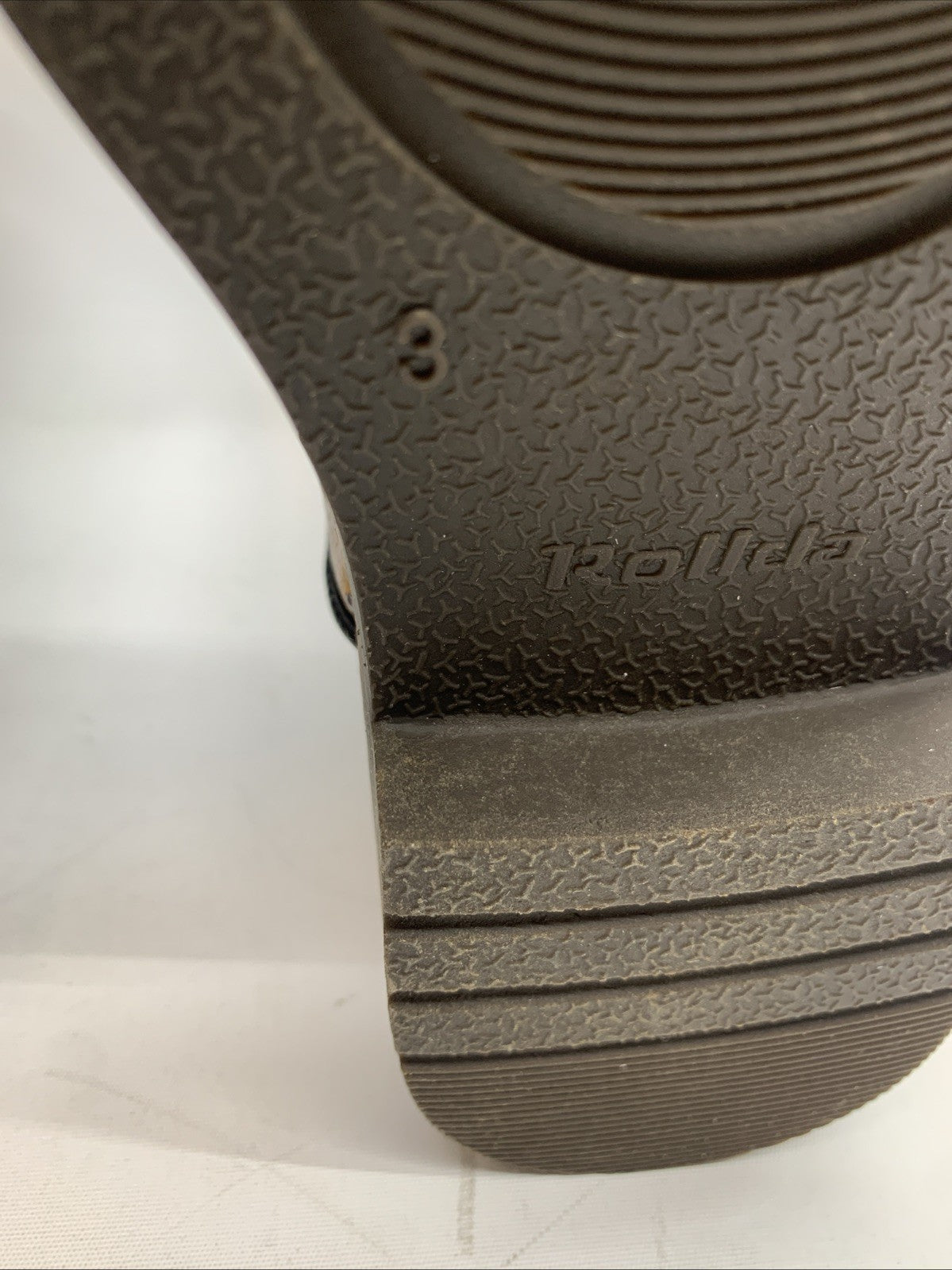 Rollda Kids Cowboy Boots Boys Girls Square Toe Mid Calf Rodeo Western Boots 3