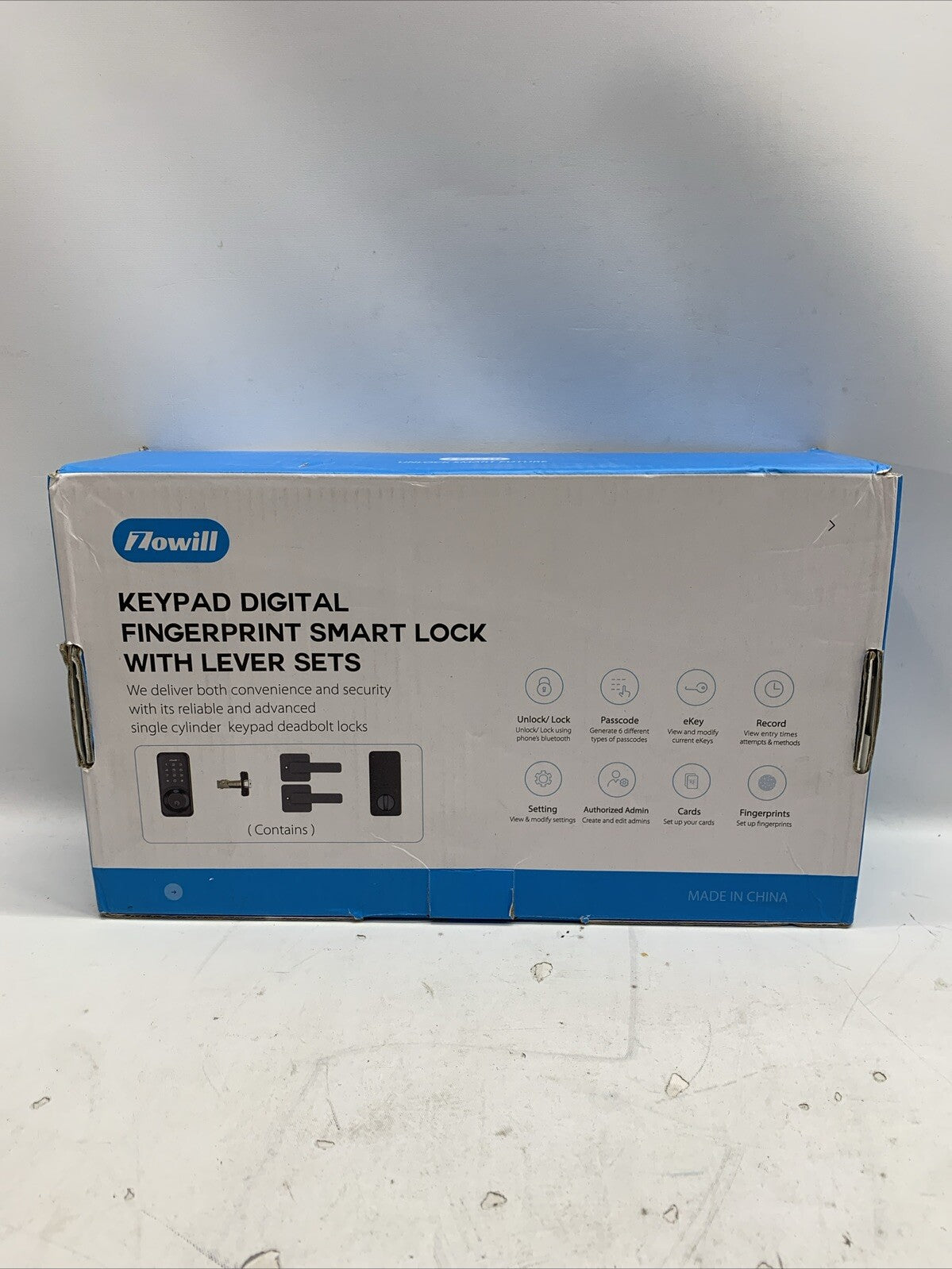Zowill Smart Lock DK07 - 7-in-1 Digital Keypad Fingerprint and App - Smart Door