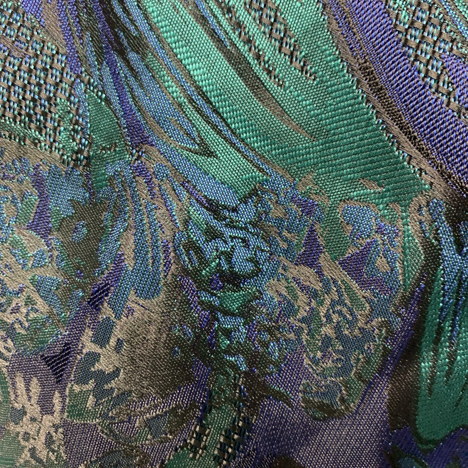 Adrianna Papell Women's One-Shoulder Jacquard Gown Evening Party Dress Size 6
