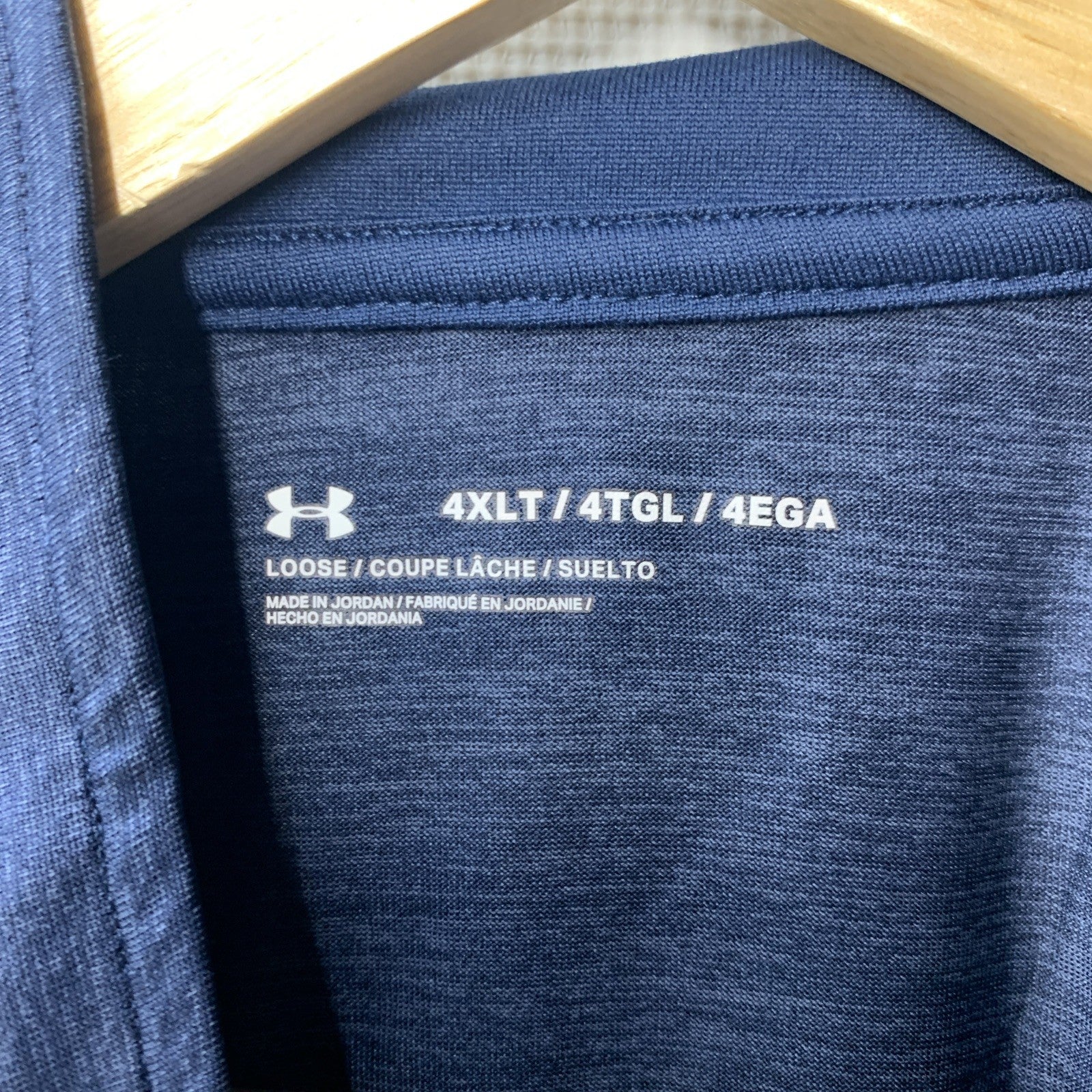 Under Armour Men's Tech 2.0 1/2 Zip Long Sleeve Shirt Blue 11328495 Size 4XLT