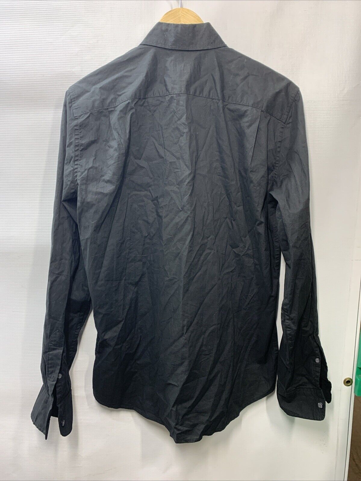 GAP Men Slim Fit Stretch Poplin Long Sleeve Button Down Shirt Size M Button-down