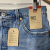 LEVI’S Women's 501 Originals Shorts High Rise Fitted Through The Hip Size 29