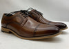 Stacy Adams 25066-221 Men's Brown Cognac Cap Toe Oxford Dress Shoes Size 9.5W