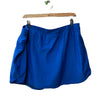Hanna Nikole women's plus size high waisted blue swim skirt, size 20W, new with tags, part of women's swimwear by The Family Flips.