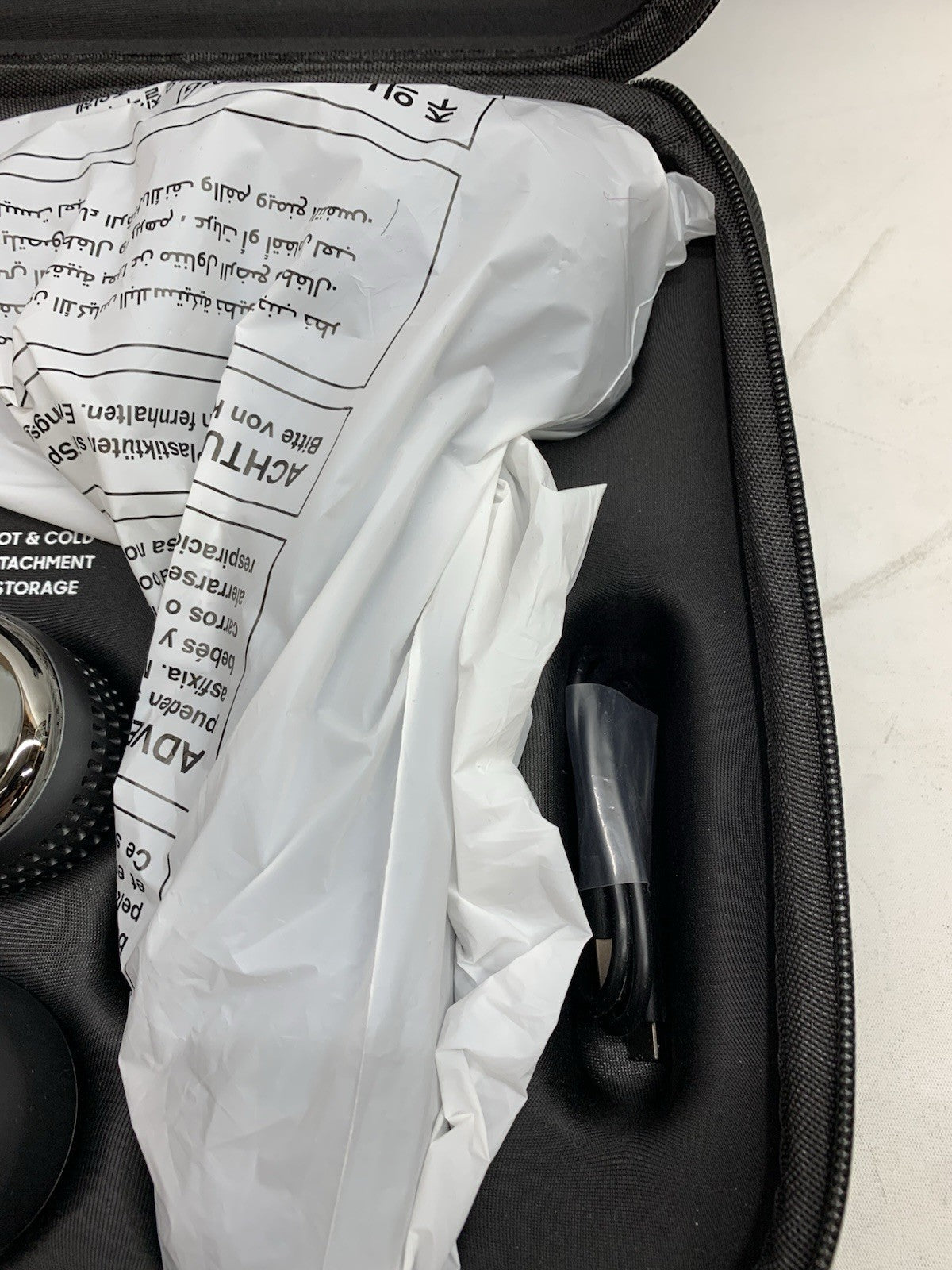 Sharper Image Power Percussion Pro+  Hot/Cold Percussion Massager Quiet 6 Speed