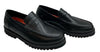 Rockport Maverick Penny Mens Black Wide Loafers & Slip Ons Penny Shoes Size 9w