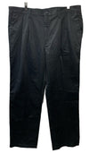 Wrangler Riata Long Pants Size 36x30 PleatedFront Relaxed Fit Mens Black Stretch
