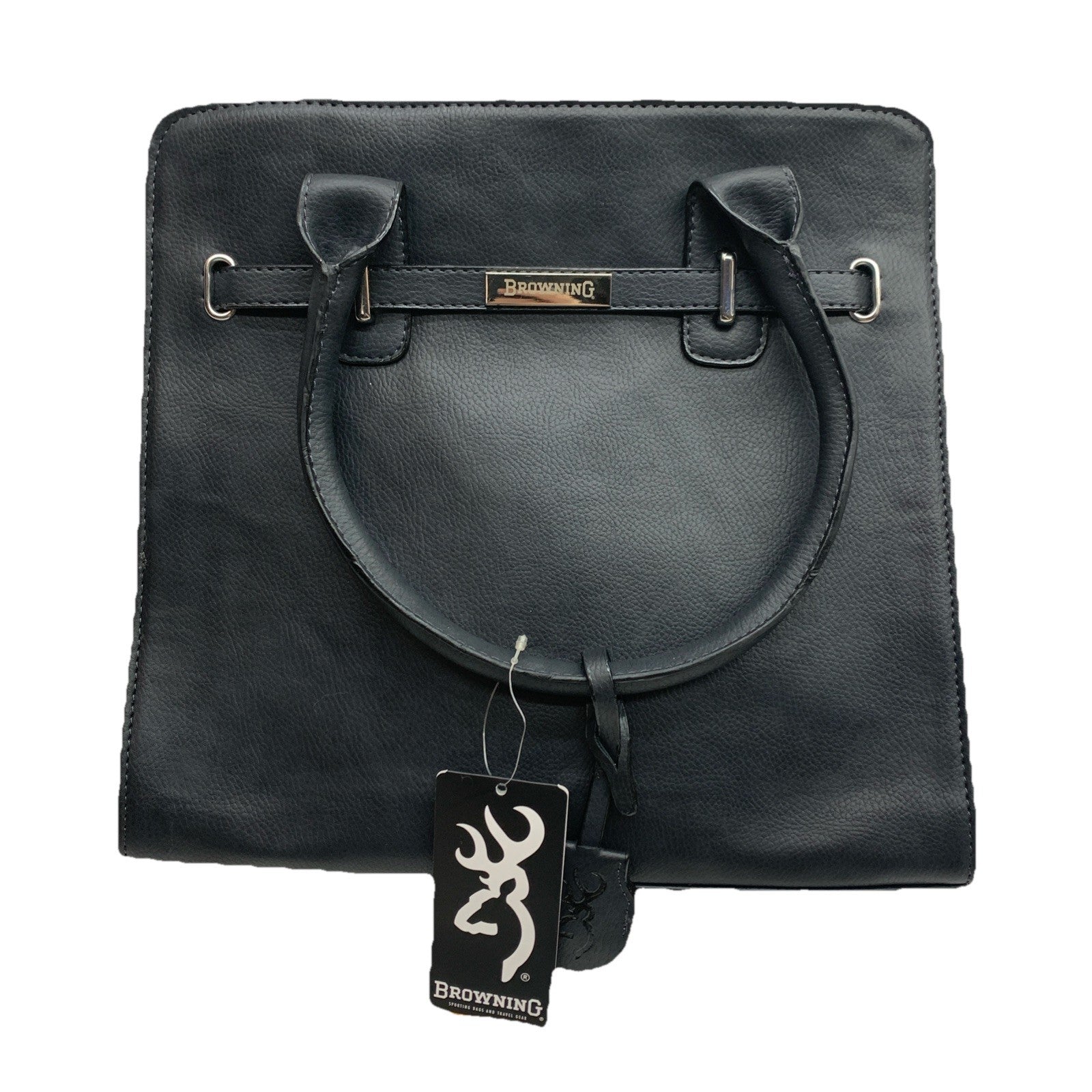 Browning Women's Concealed Carry Purse Handbag Black Zippers Storage Bag Compact