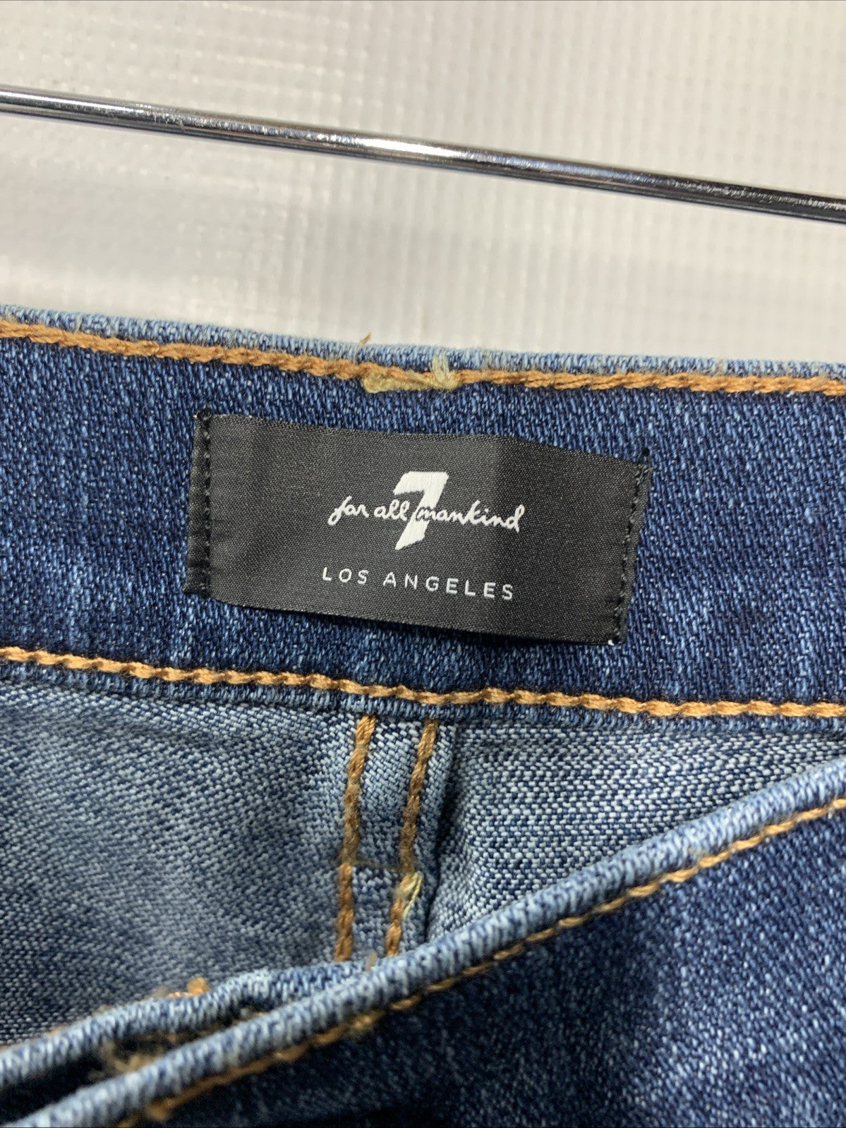 7 For All Mankind Josefina Feminine Boyfriend Jean Long Pant with Pocket Size 34