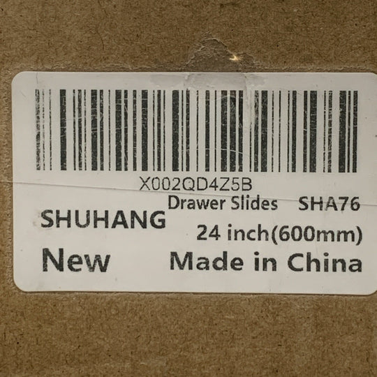 SHUHANG 1 Pair 440lb Load Capacity Heavy Duty Drawer Slides 24” Ball Bearing
