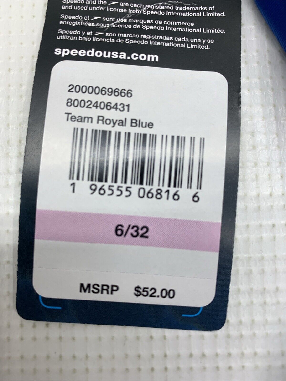 Speedo Swimsuit One Piece Prolt Super Pro Solid Adult Swimwear Navy Size 6/32