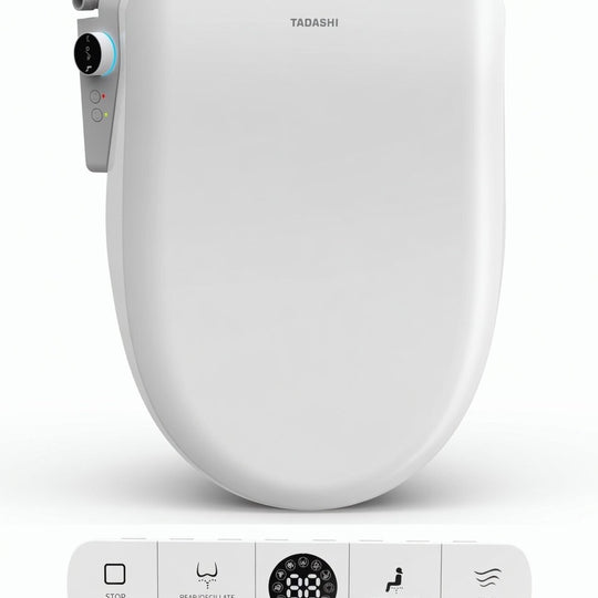 Tadashi Bidet Toilet Seat Elongated, Heated Toilet Seat, Instant Warm Water