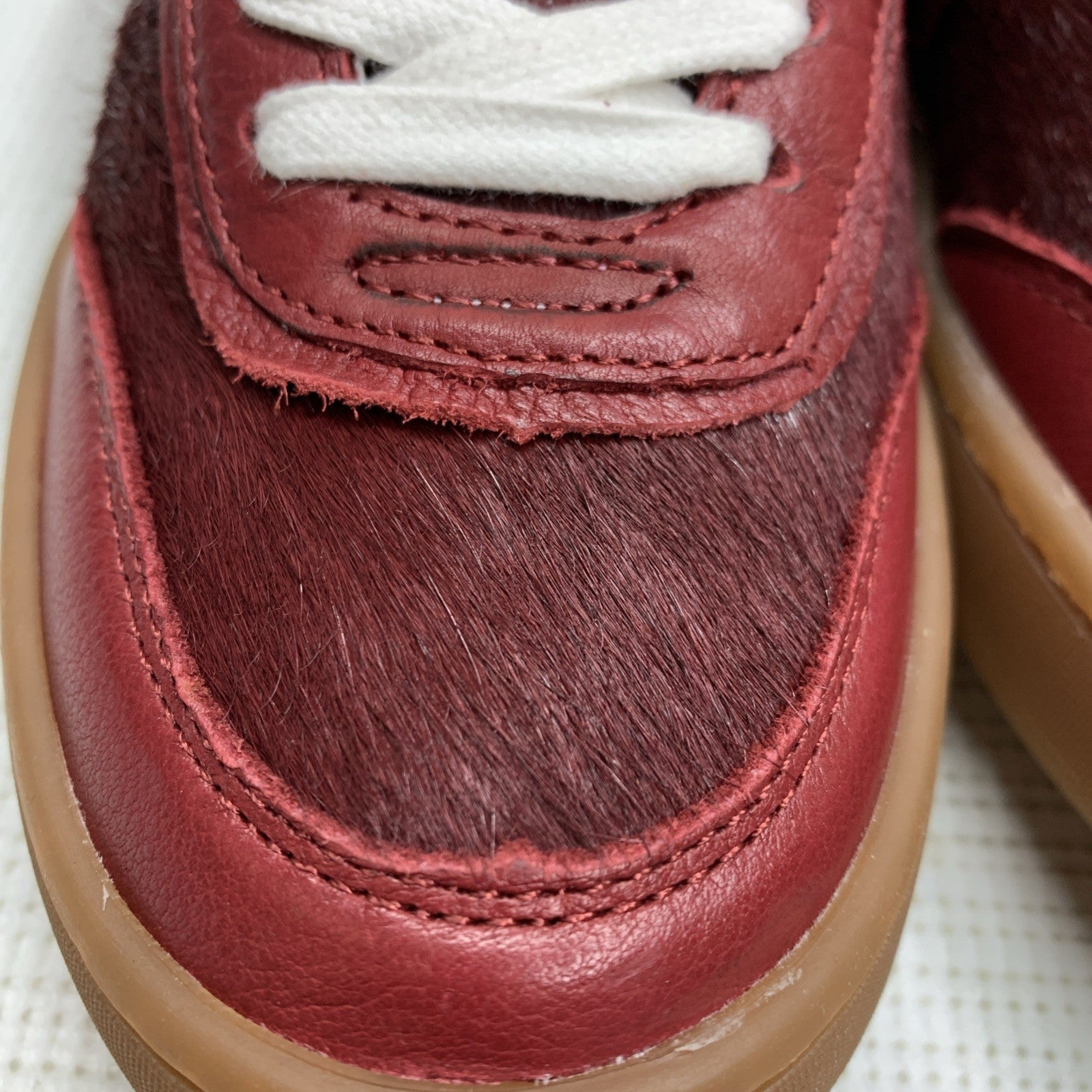 Matisse Quincy Lace-up Shoes Women's Red Sneakers Walking Casual Classic Size 6M