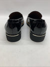 Franco Sarto Womens L-Carolynn Loafer Size 9.5 W Black Patent Platform Shoe