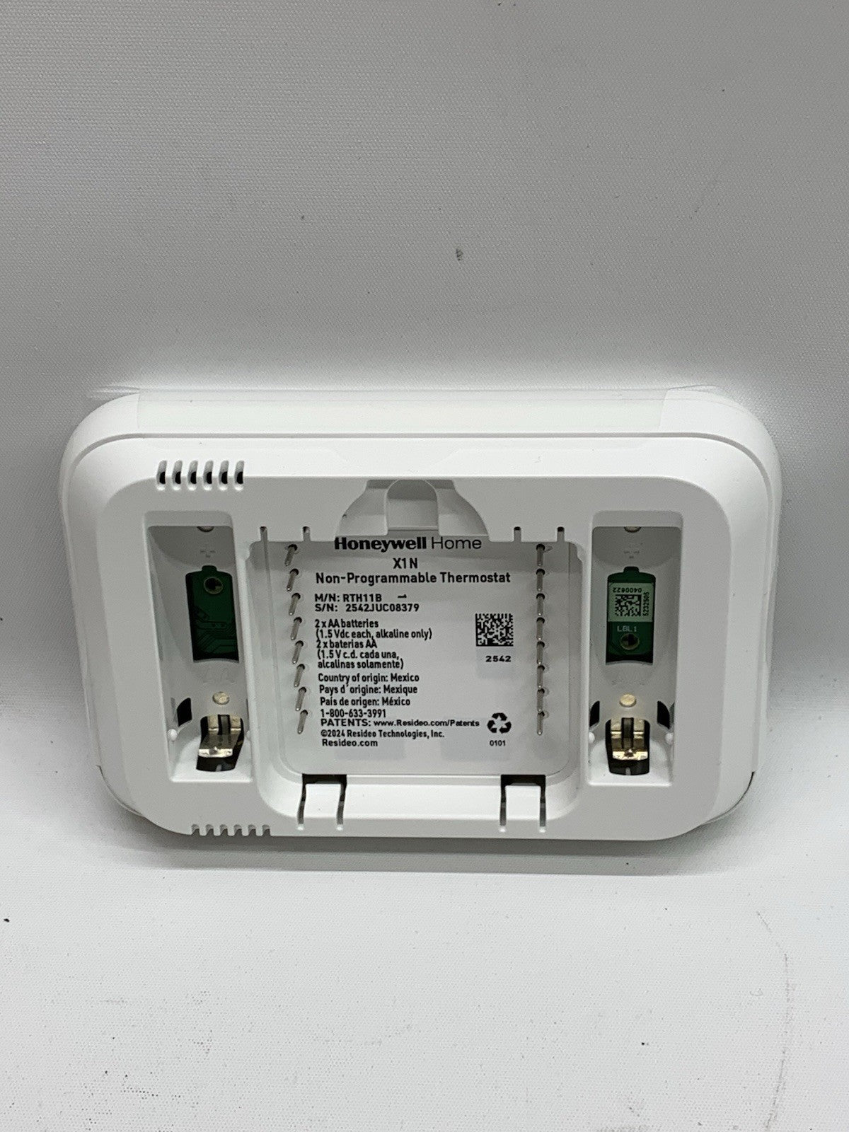Honeywell Home RTH11B X1N Non-Programmable Thermostat Single-Stage 1 Heat/Cool