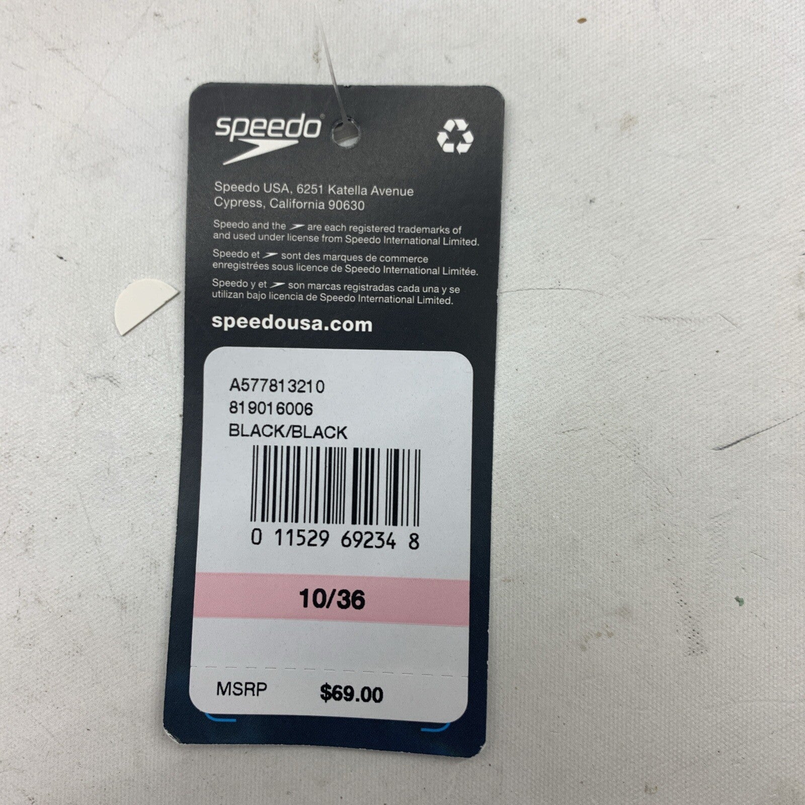 Speedo Women's Endurance+ Flyback One Piece Swimsuit - Black Swimwear Size 10/36