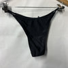 Nasty Gal Ring Studded Underwire Beach Three- piece Bikini Set Black Size 6