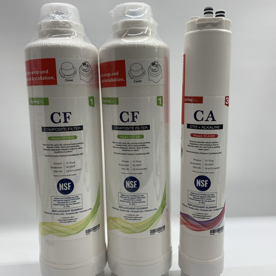 iSpring FCA500 Carbon Alkaline Composite Filter Replacement Cartridge for RO500