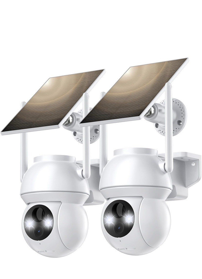 2pk WiFi Solar Camera Wireless Outdoor 2K Solar Battery Security Camera System