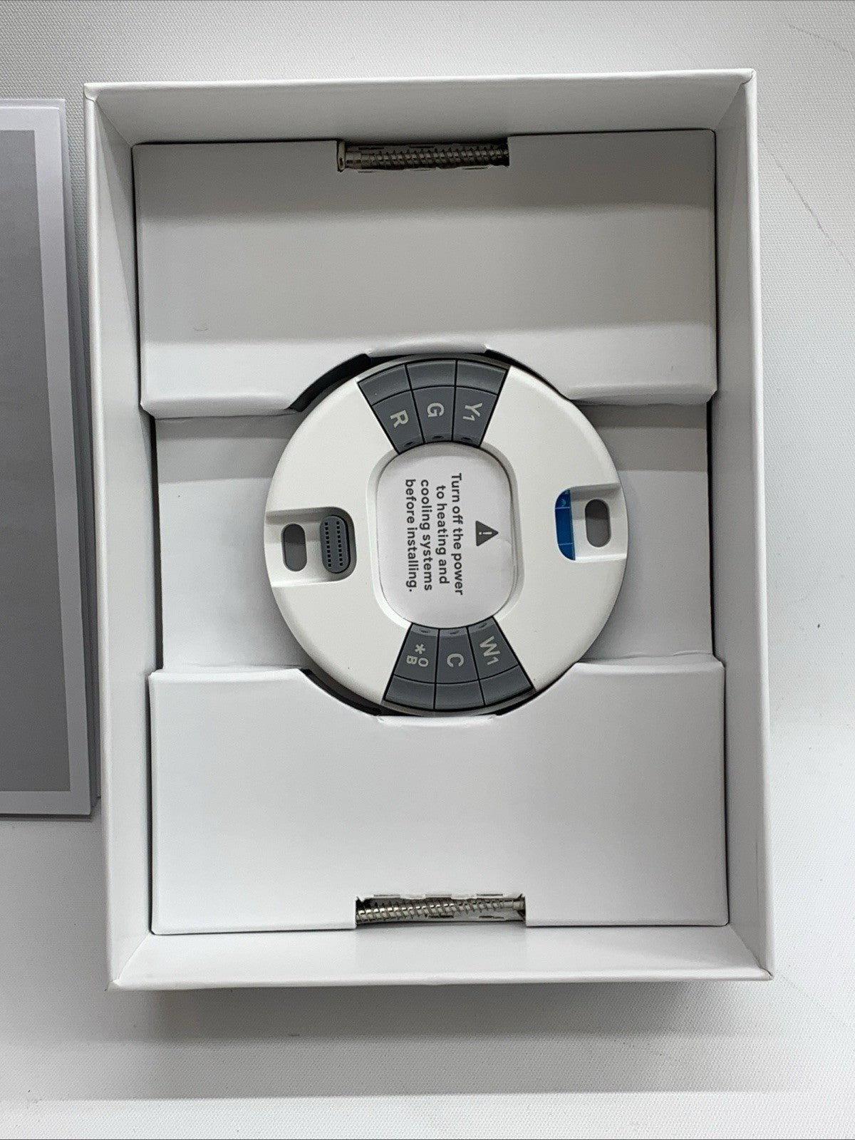 Google Nest Thermostat E - Programmable Smart Thermostat T4000ES for Home White