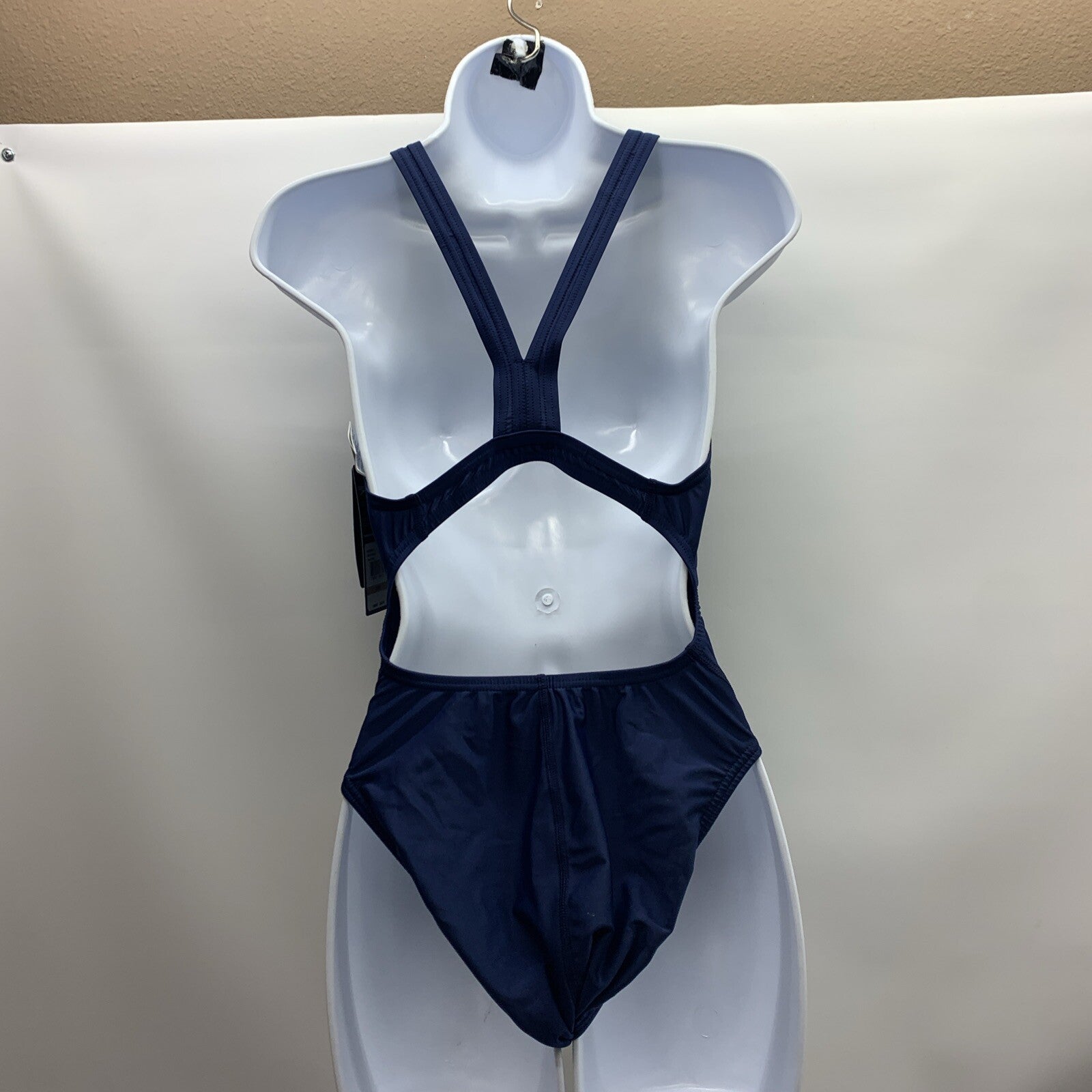Speedo Womens Pro LT Color One Piece Super Pro Navy Blue Swimsuit Size 12/38 NWT