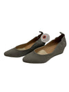Blondo Womens Fallen Rock Etta Waterproof Wedge Pump Shoe 6M Pull-On Casual Gray