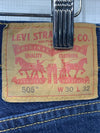 Levi's Men's 505 Regular Fit Jean Nail Loop Knot Pants Size 30W x 32L 005052195