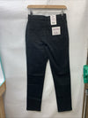 Gloria Vanderbilt Black Denim AMANDA Straight Leg Cotton Blend Size 4 Long Pants