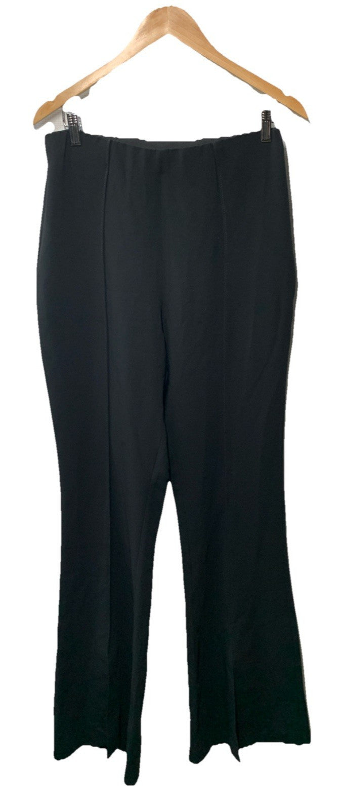 Cinq à Sept Women's Billie Pant High Rise Boot Cut Black Casual Work Size 12