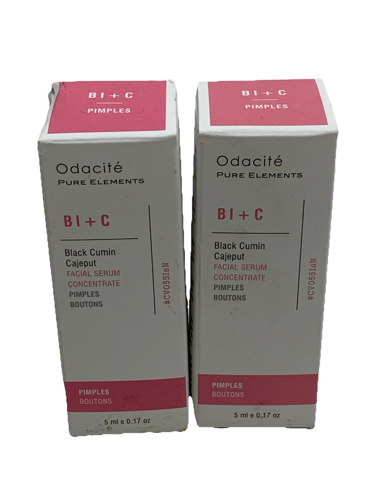 Odacite Face Serum & Acne Mask Pore Cleanser Facial Oil Bl+C 0.17 fl oz Lot Of 2