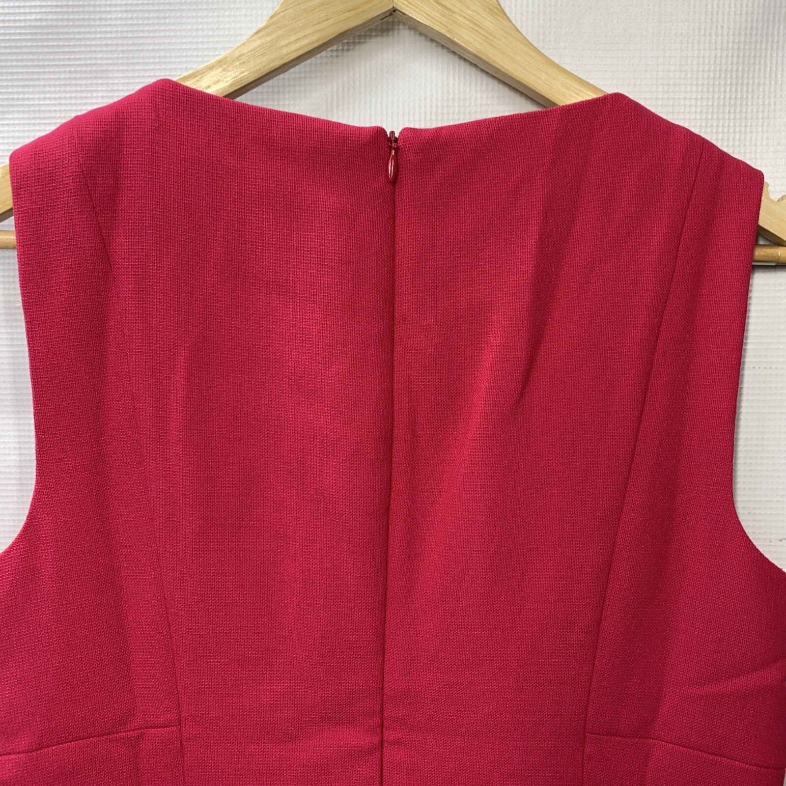 Trina Turk Womens Boat House Dress Pink Hibiscus Size 4 Sleeveless Crew Neckline