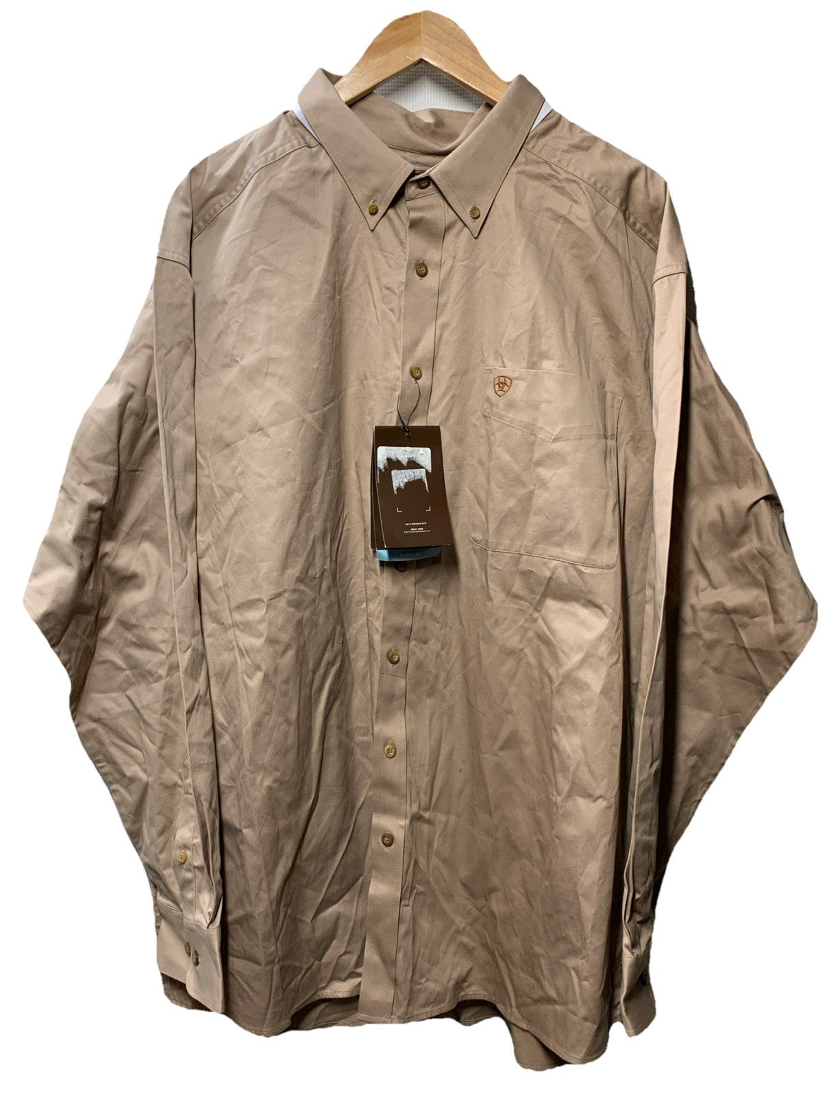 ARIAT Men's Classic Fit Shirt Size 3XL Long Sleeve Button-down Collared