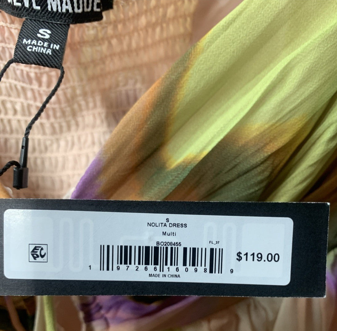 Steve Madden Nolita Dress Women's Maxi Sundress Classic Sleeveless Size Small