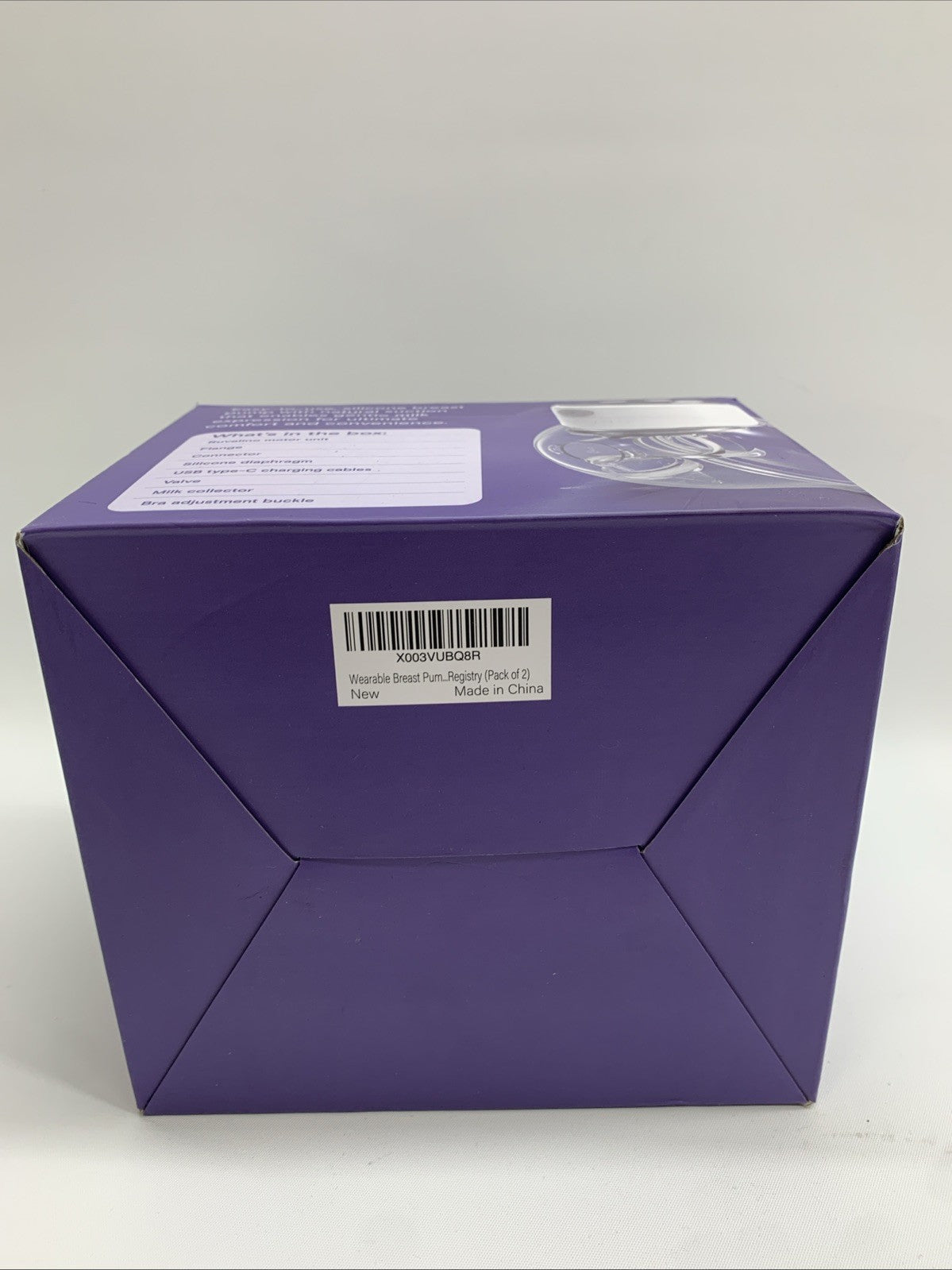 2 Pumps Ruvalino Wearable Electric Breast Pump-3 Pumping Modes. 6oz Capacity