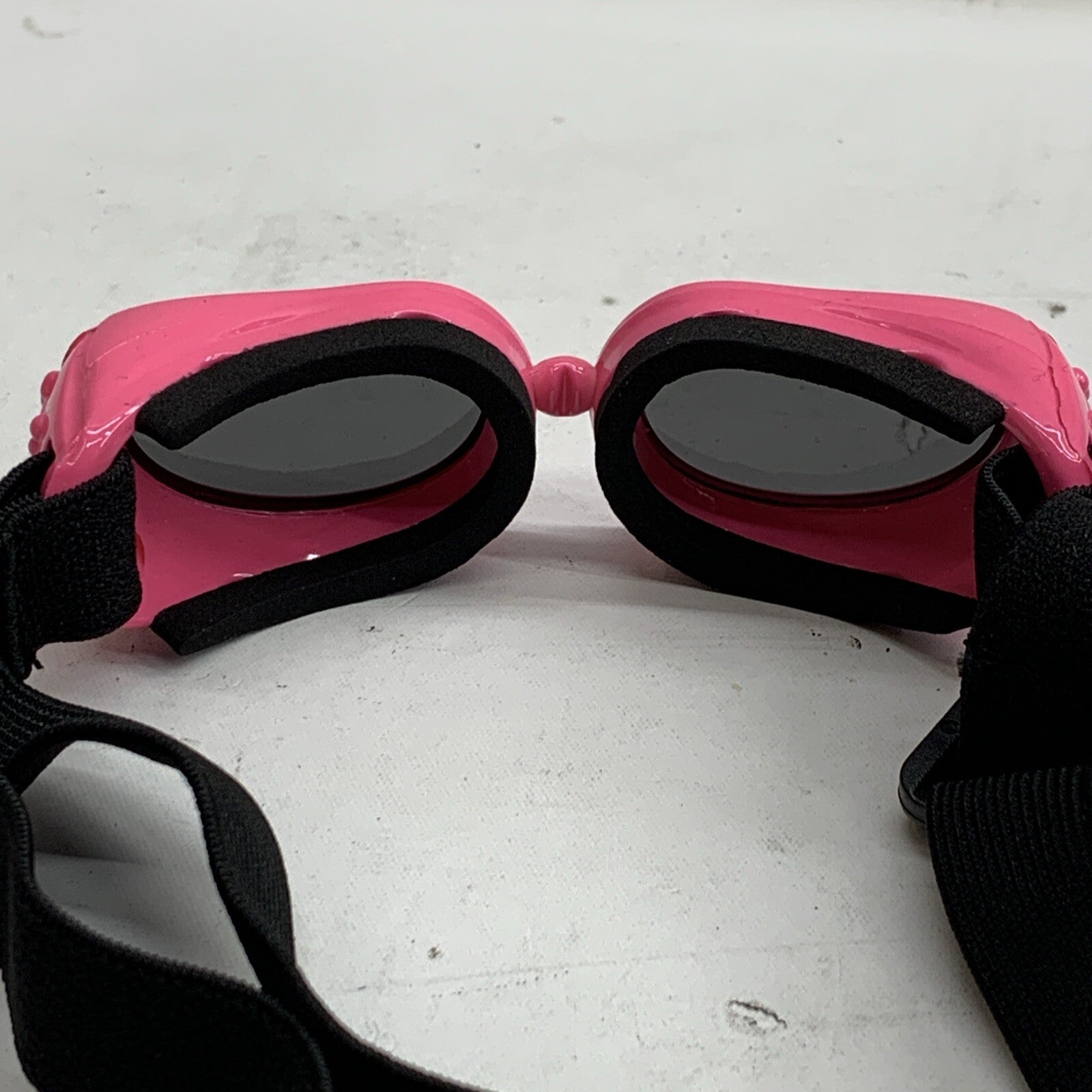 Petrich  Small Dog Goggles Pink Adjustable Head & Chin Straps 100% UV Protection
