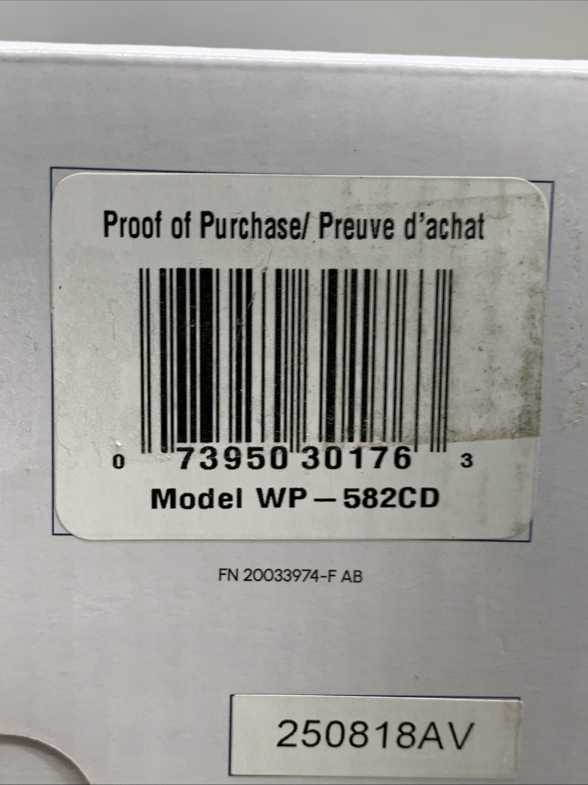 Waterpik Cordless Advanced 2.0 Water Flosser WP-582CD For Teeth, Gums, Braces