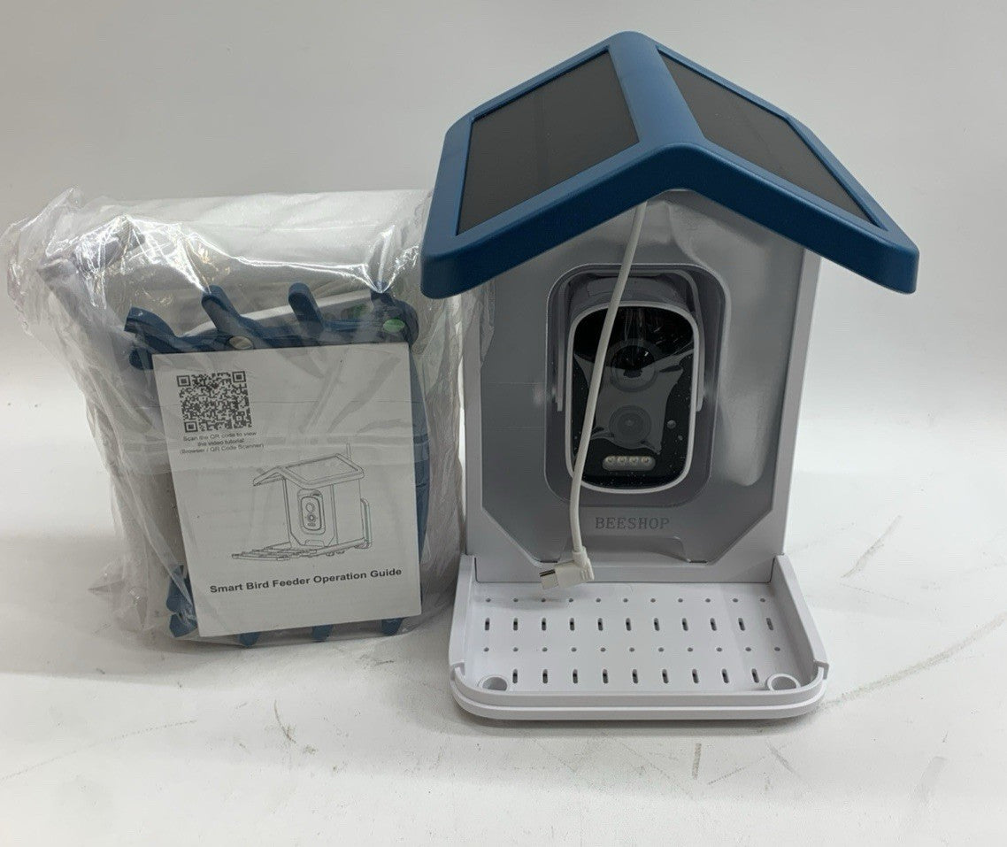 Smart Bird Food Feeder Outdoor Camera Solar Powered HD Camera Auto Capture Bird