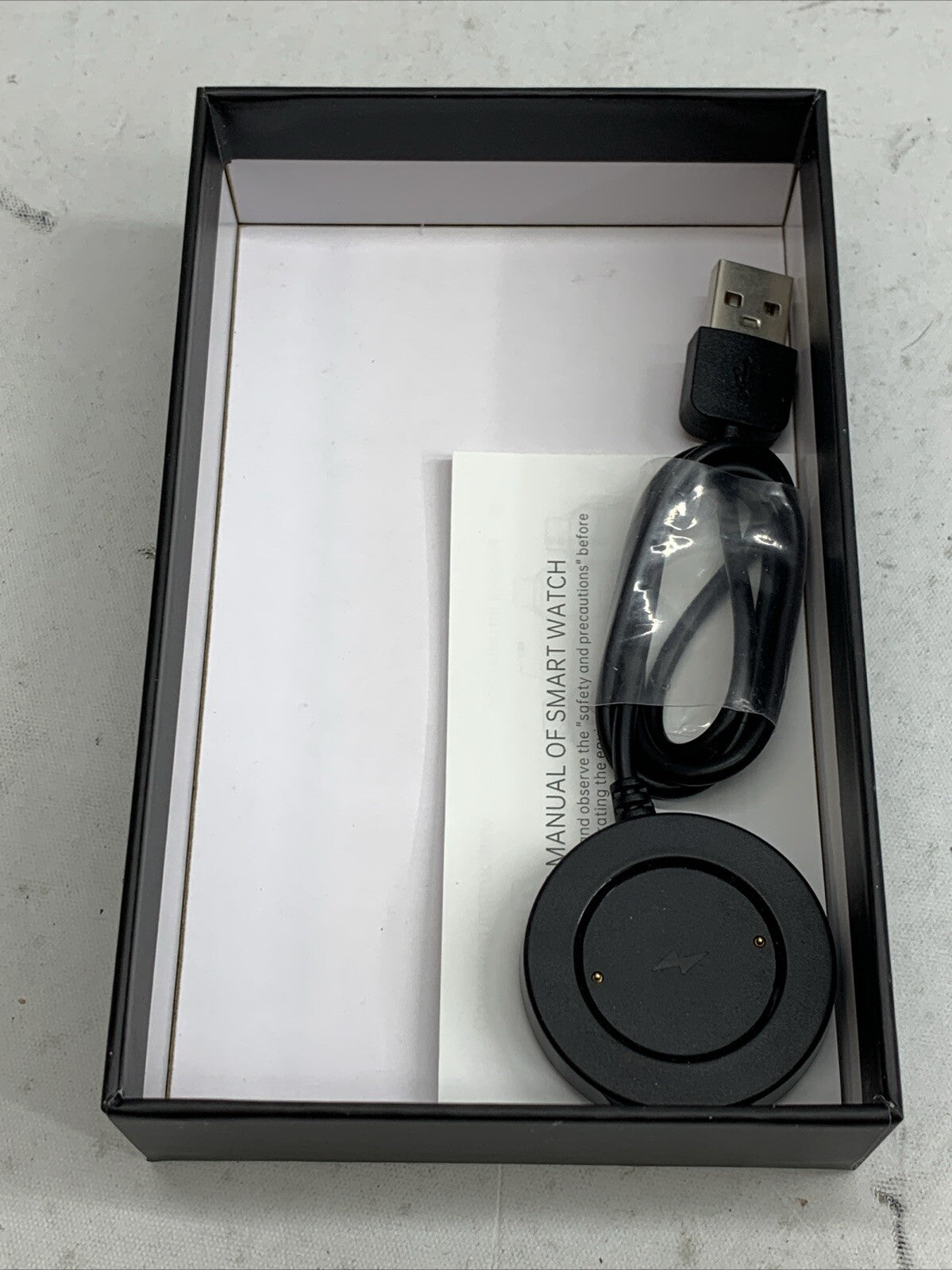 Welly Merck Smart Watch Black Touch Screen Fitness Tracker Pedometer Monitor