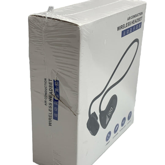 Open Ear Headphones Wireless Bluetooth Air Conduction Earbud 5.3 Black