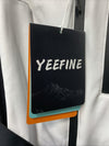 YEEFINE Women's Ski Suit One Piece Jumpsuits Snowsuits Waterproof Size S White