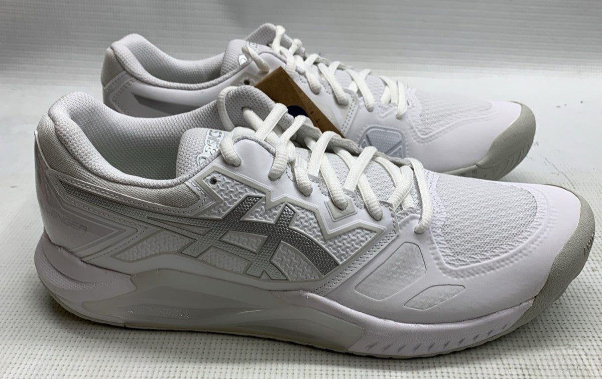 Aisics Women's Gel-Challenger 13 White/Pure Silver Lace-up Tennis Shoes Size 11