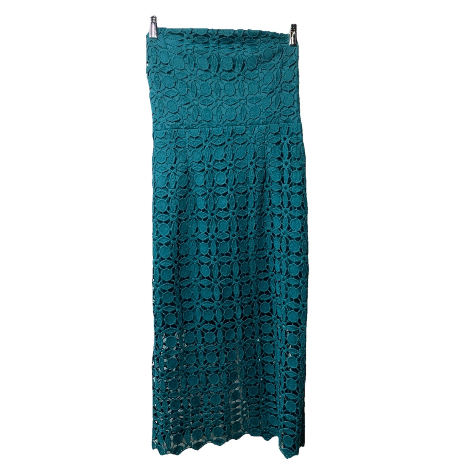 Petal + Pup Candice Strapless Lace Midi Dress Party Cocktail Evening Size 4