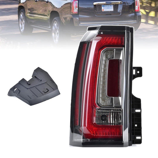 Tail Lights Assembly Compatible With GMC Yukon/Yukon XL 2015-2020 Left, Black