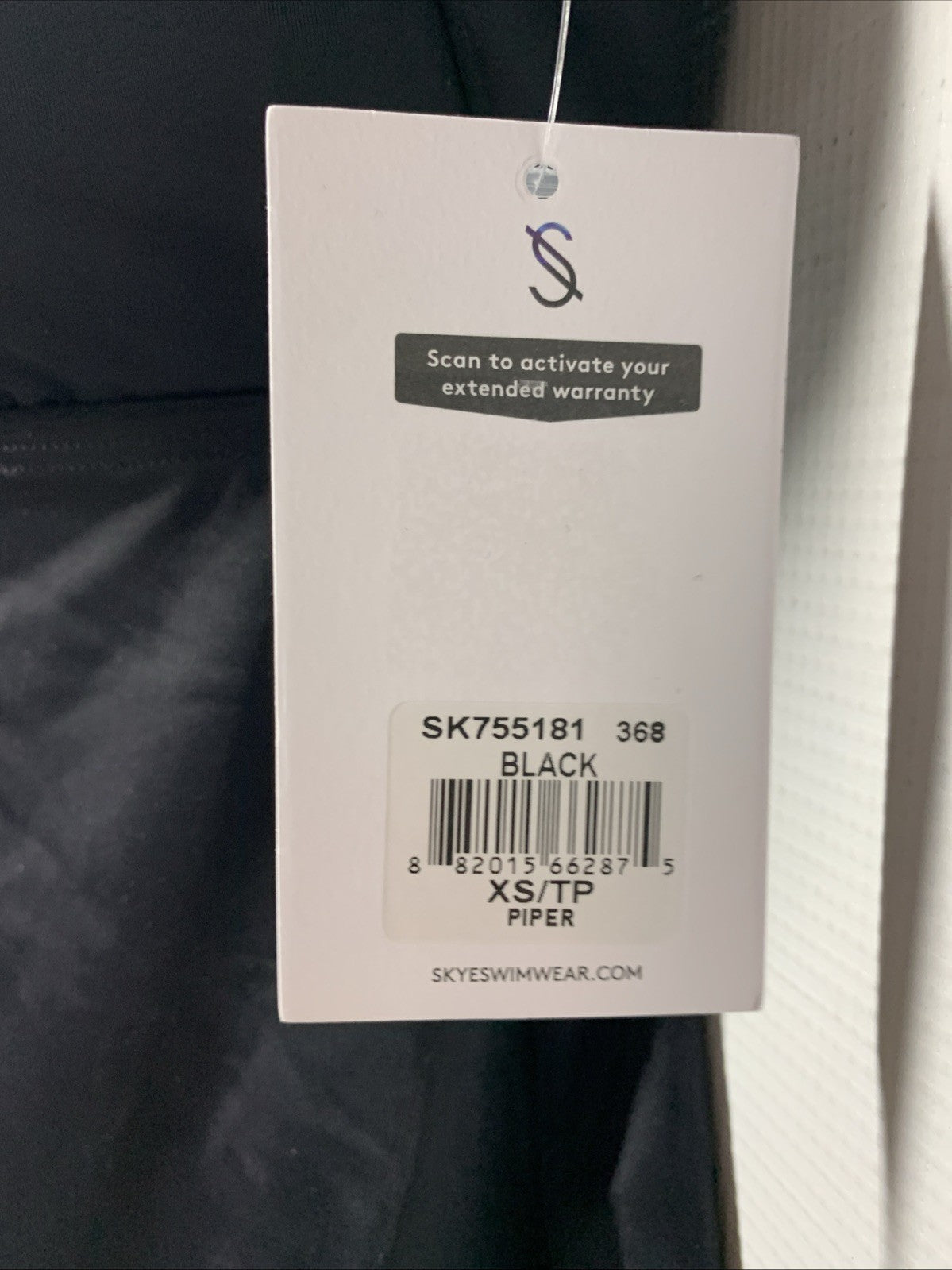 SKYE Standard Piper V-Neck Tankini Top Only Size XS SK755181 Swimsuit 2-way Back
