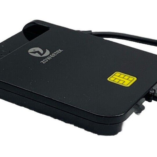Smart Card Reader, Zoweetek 12026-8 Black ompatible with Windows, Mac OS Linux