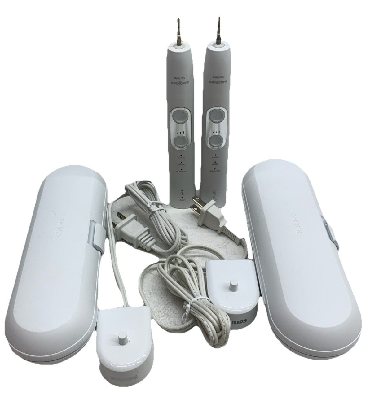 Philips Sonicare ProtectiveClean 6100 Rechargeable Toothbrush 2-Pack - NO HEADS