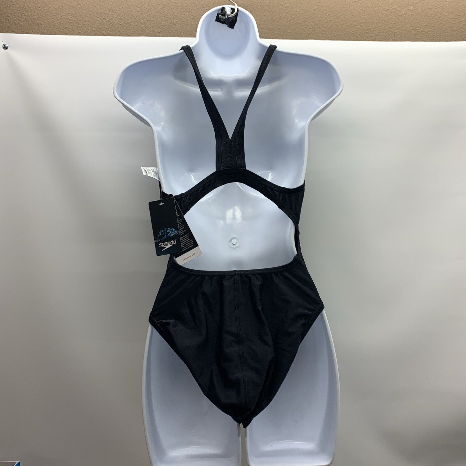 Speedo Womens One Piece Swimsuit ProLT Super Pro Solid Black Size 12/38 Swimwear