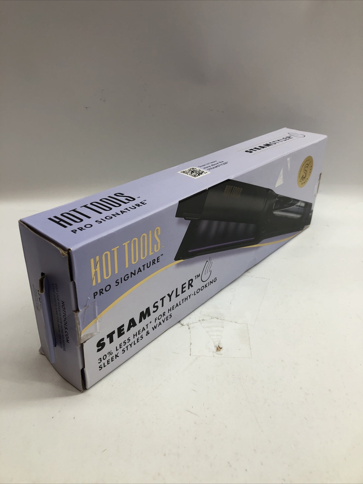 Hot Tools Pro HTST2594 Steam Styler Less Heat Silk Waves Hair Styles Flat Iron