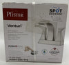 Pfister Venturi LF-048-VNGS Center Set 2-Handle Bathroom Faucet Brushed Nickle