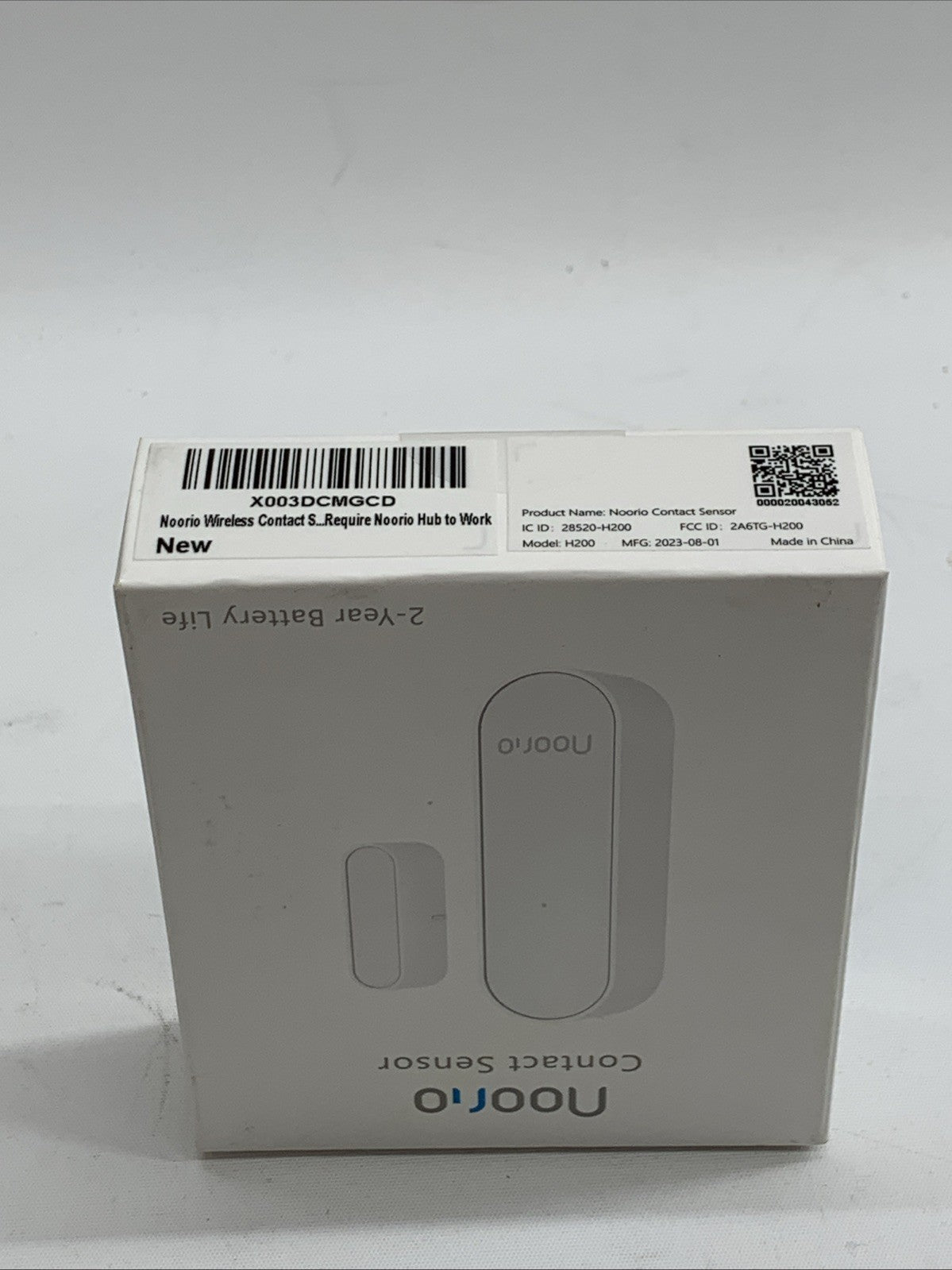 Noorio H200 Contact Sensor Smart Alarm Battery Powered for Door & Window 3 Pack